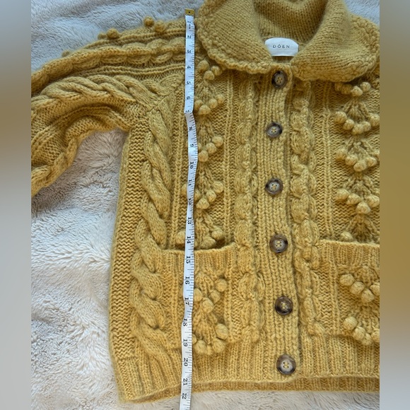 Doen Rive Cardigan in Chamomile NWOT - Picture 5 of 7